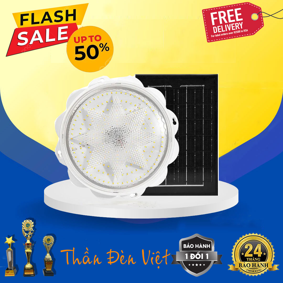 Đèn ốp trần NLMT Thái Lan 200w có 3 màu ánh sáng