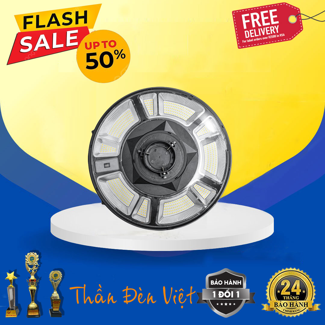 Đèn sân vườn UFO NLMT Thái Lan, màu trắng/3 màu/RGB