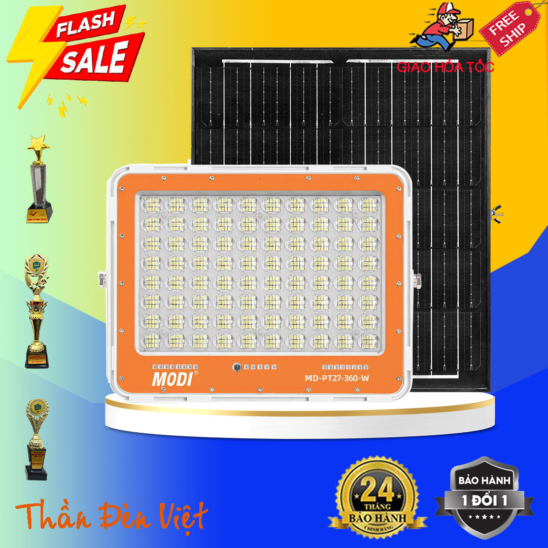 Đèn pha năng lượng mặt trời Thái Lan siêu sáng 360W