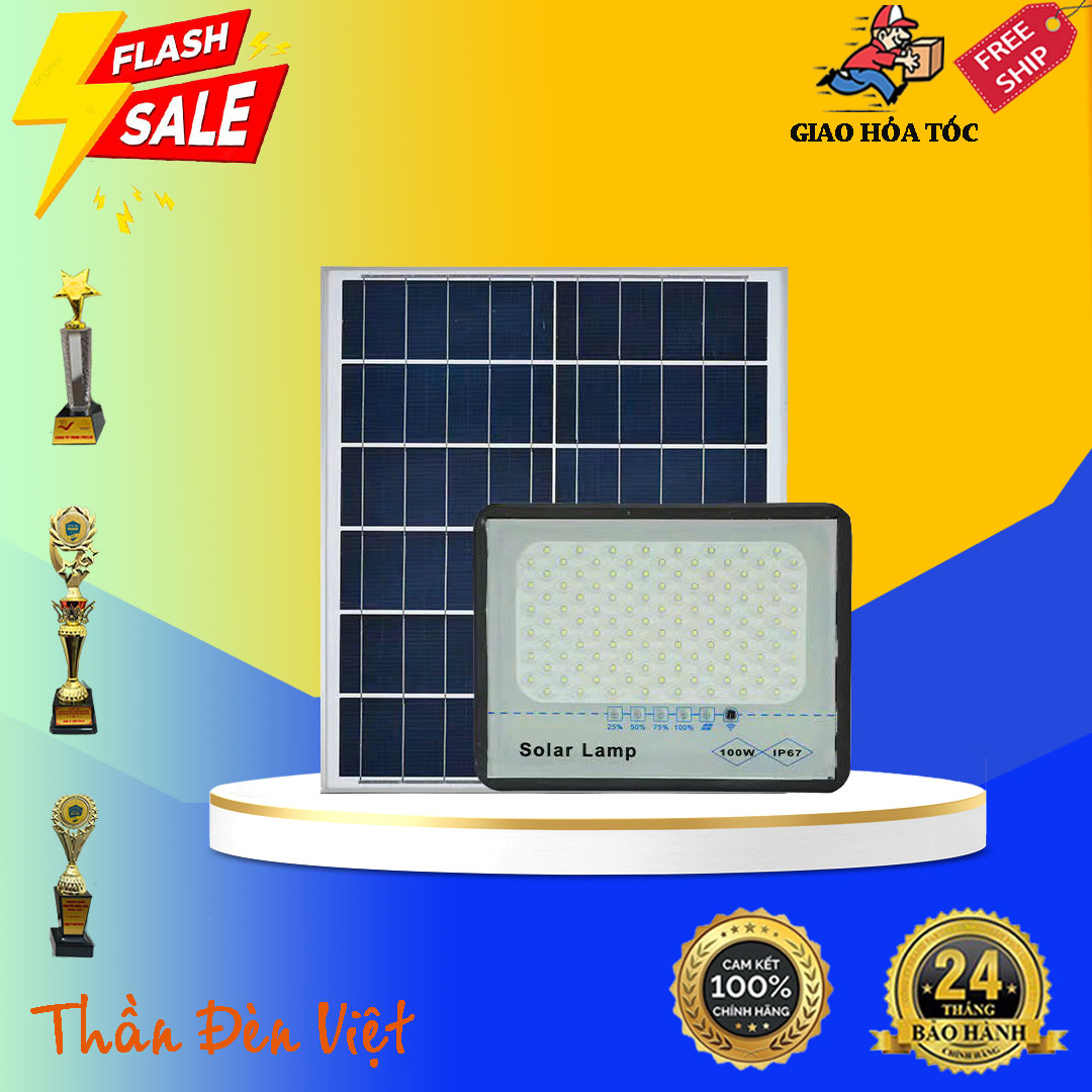 Đèn pha NLMT cao cấp 100W chống chói