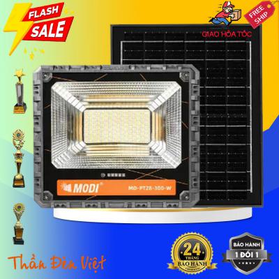 Đèn năng lượng mặt trời Thái Lan 3 màu 300W có điều khiển từ xa