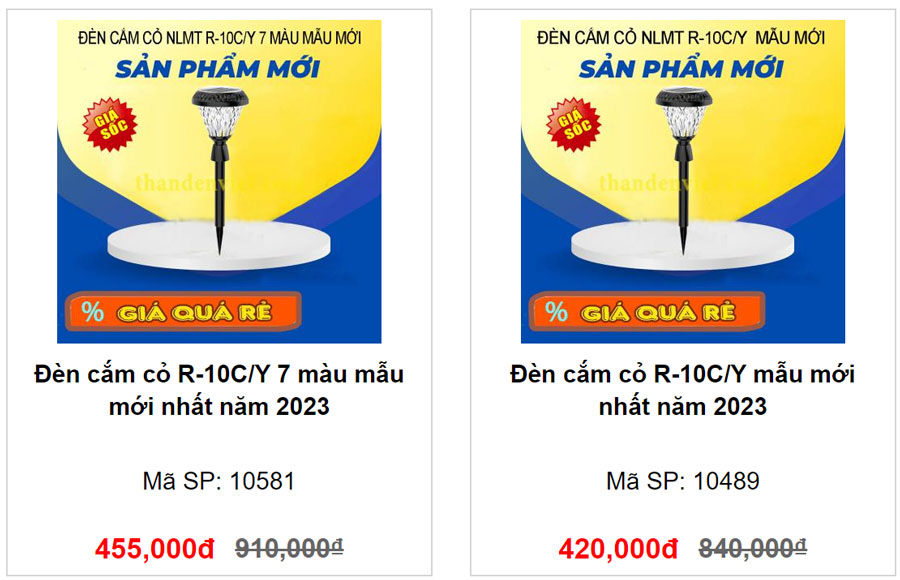 Bảng báo giá đèn cắm đất cắm cỏ năng lượng mặt trời Bảng báo giá đèn cắm đất cắm cỏ năng lượng mặt trời