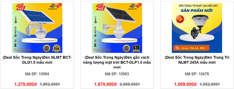 Bảng giá đèn treo tường năng lượng mặt trời Bảng giá đèn treo tường năng lượng mặt trời