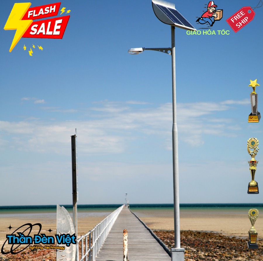 Đèn đường năng lượng mặt trời 300W