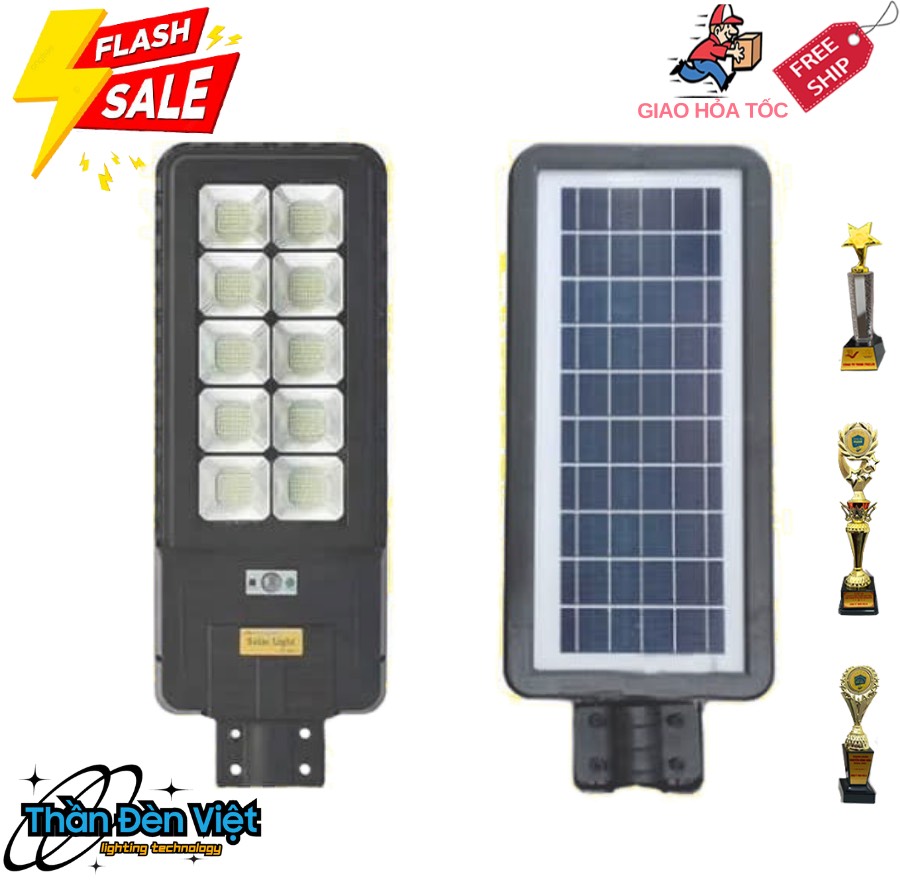 Đèn đường năng lượng mặt trời liền thể 500W