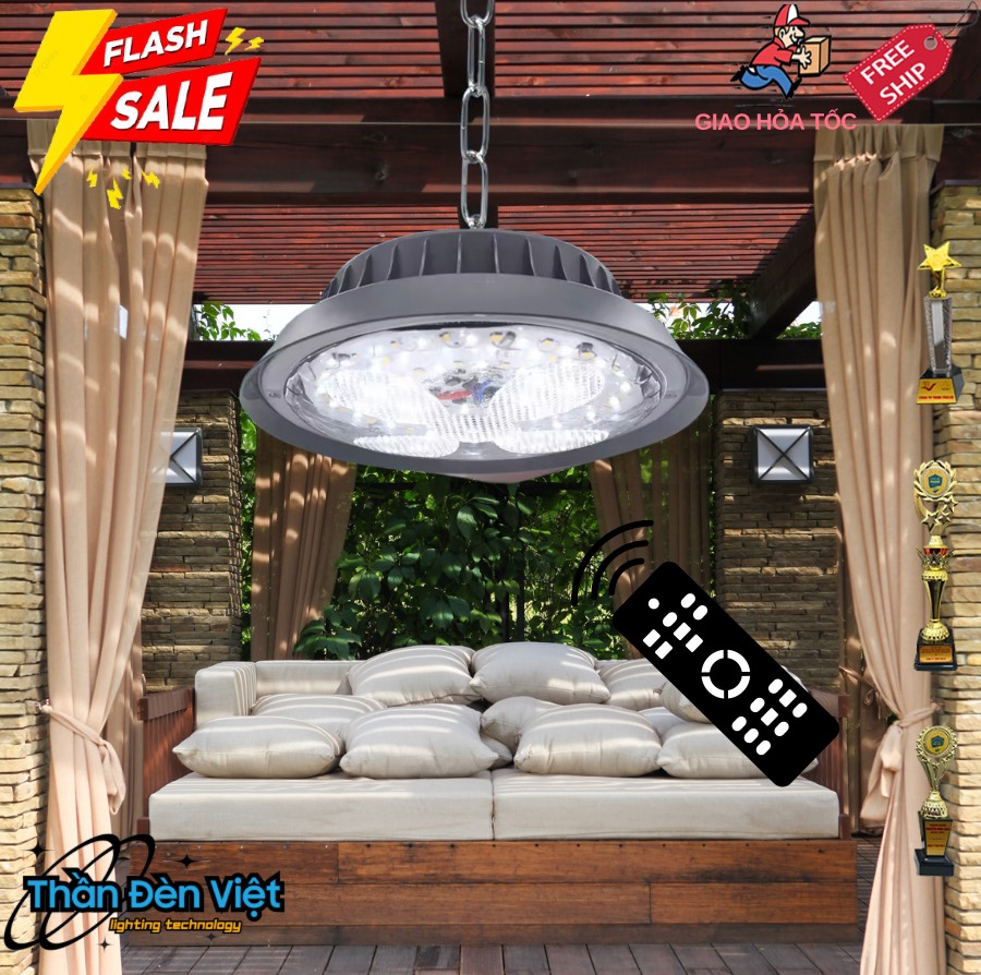 Đèn LED năng lượng mặt trời thả trần Đèn LED năng lượng mặt trời thả trần