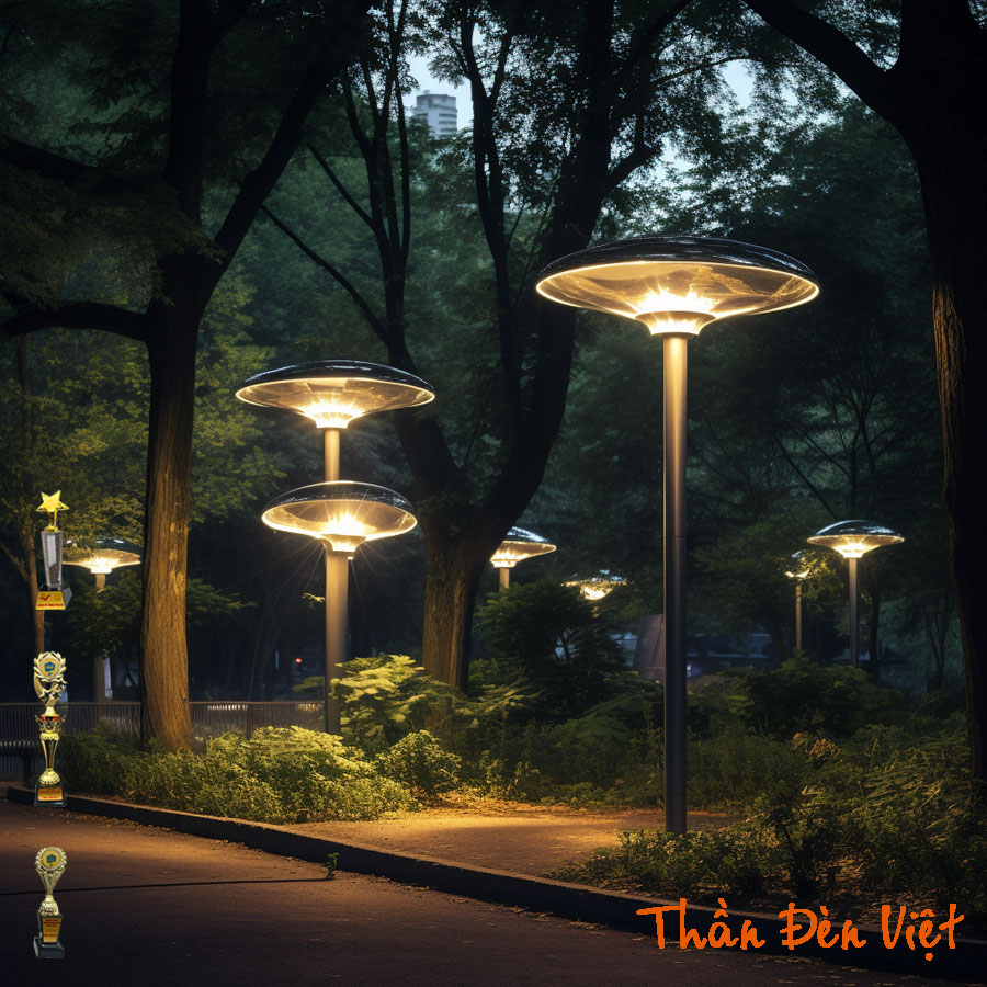 Đèn LED năng lượng mặt trời UFO