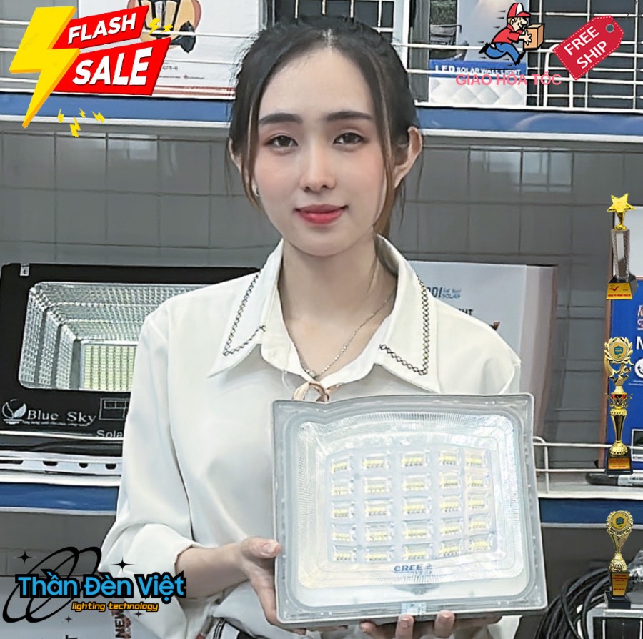 Đèn năng lượng mặt trời 300W