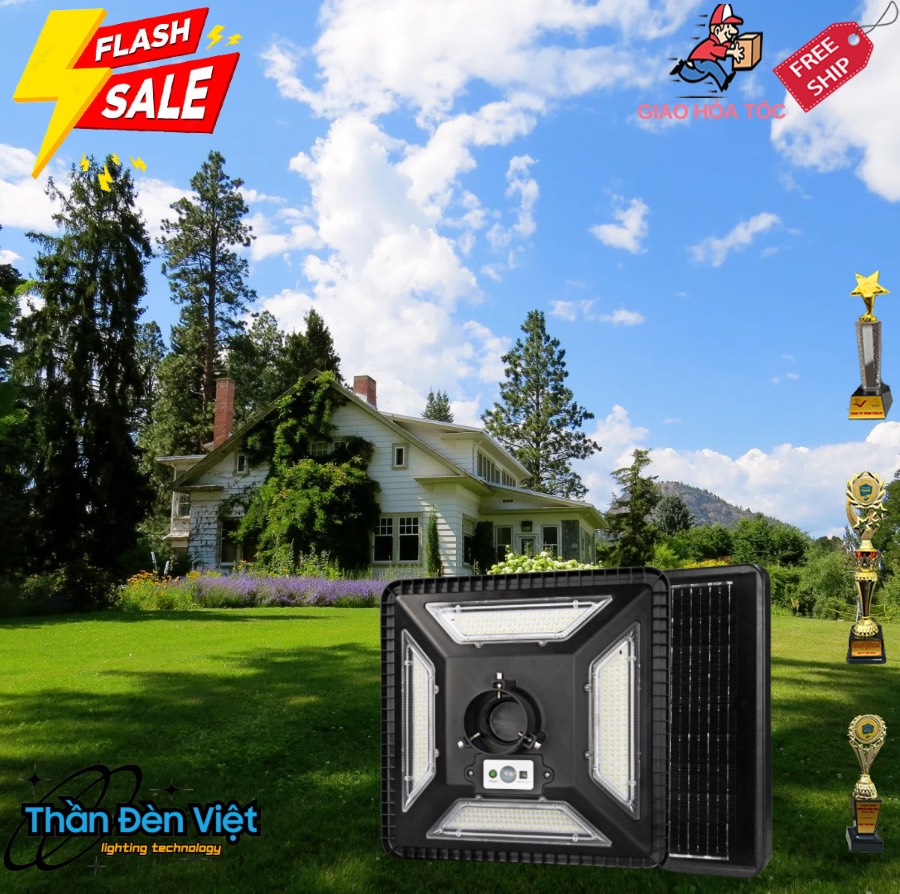 Đèn năng lượng mặt trời UFO 100W Đèn năng lượng mặt trời UFO 100W