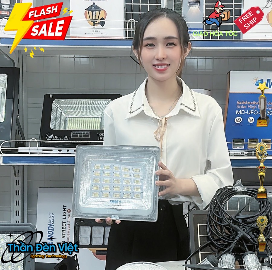 Đèn pha năng lượng mặt trời