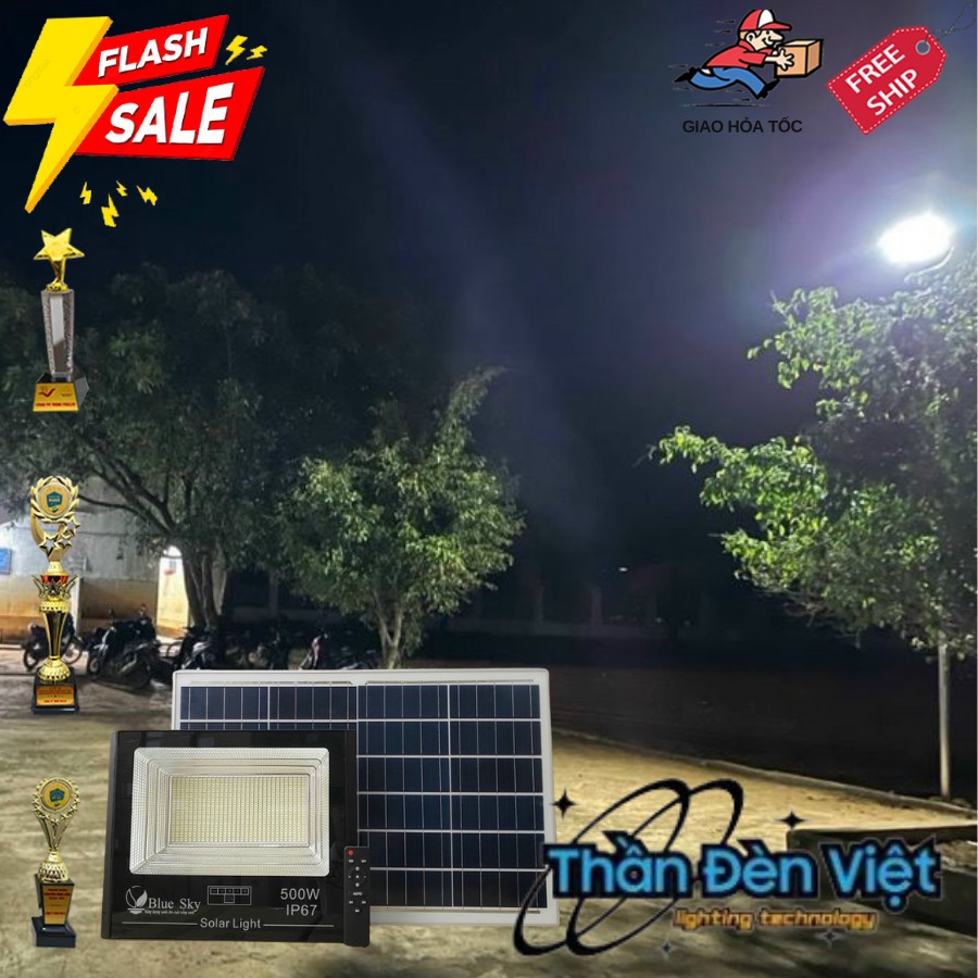Bóng đèn năng lượng mặt trời 500W