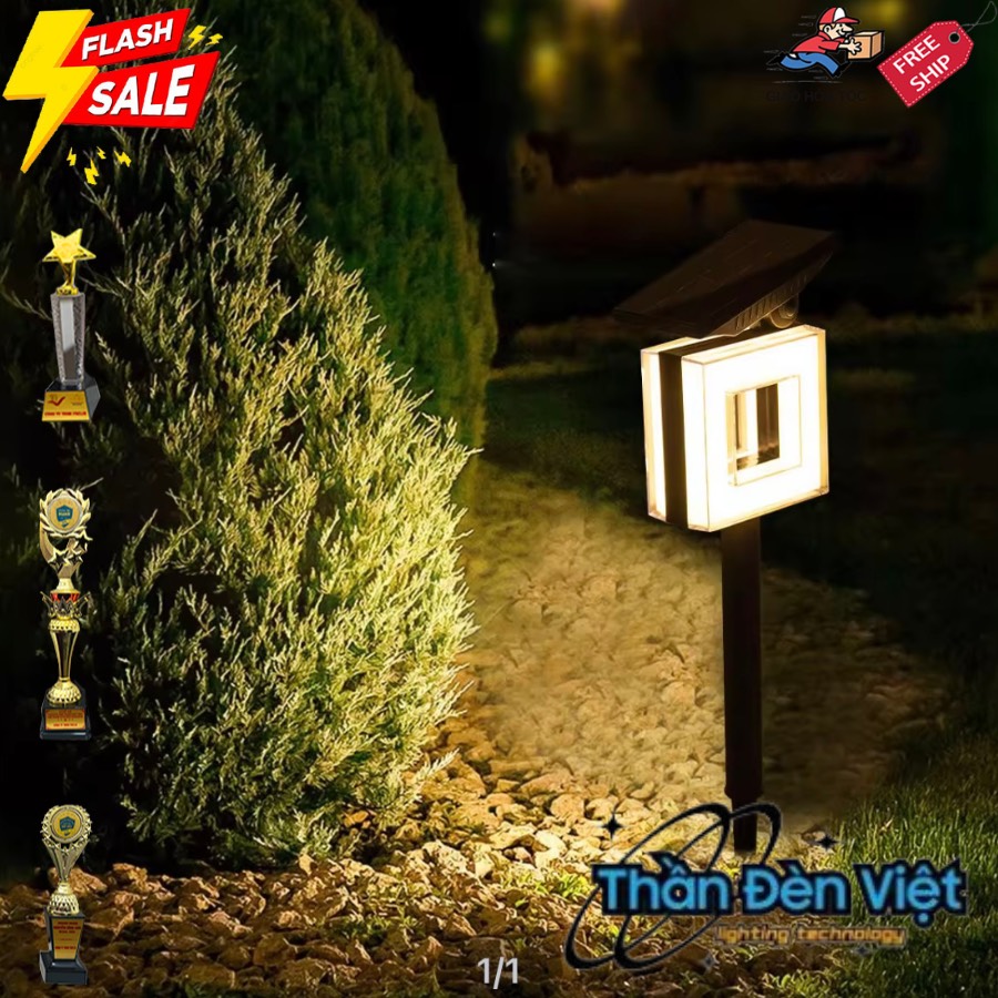 Đèn năng lượng mặt trời sân vườn 400W