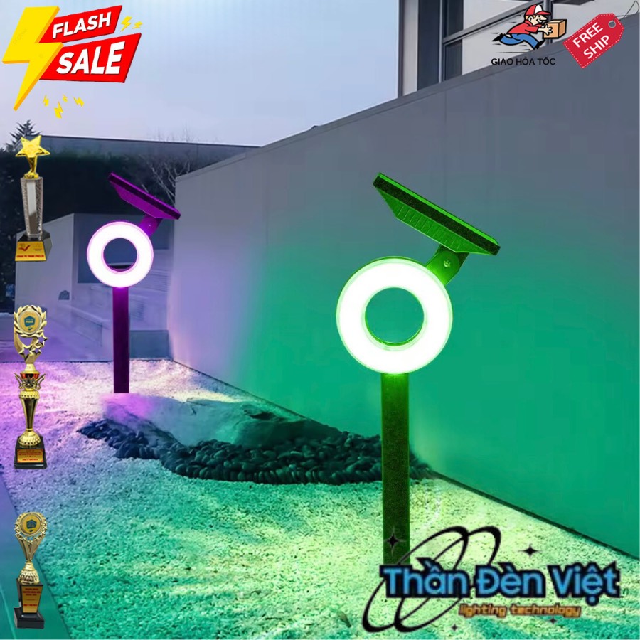 Đèn sân vườn năng lượng mặt trời chính hãng
