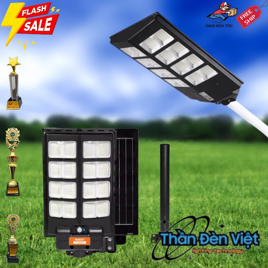 Đèn sân vườn năng lượng mặt trời 400W