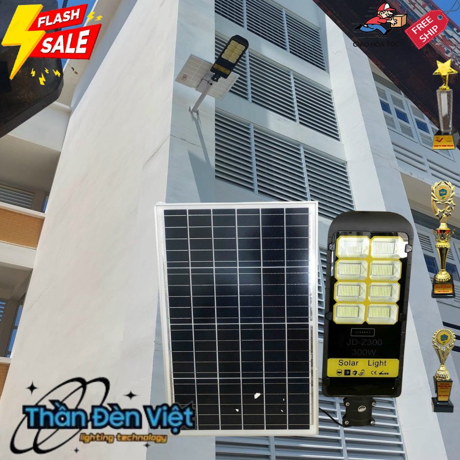 Đèn năng lượng mặt trời chính hãng 300W